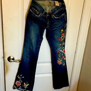Lucky Brand Lil maggie Floral Jeans lucky brand size 0